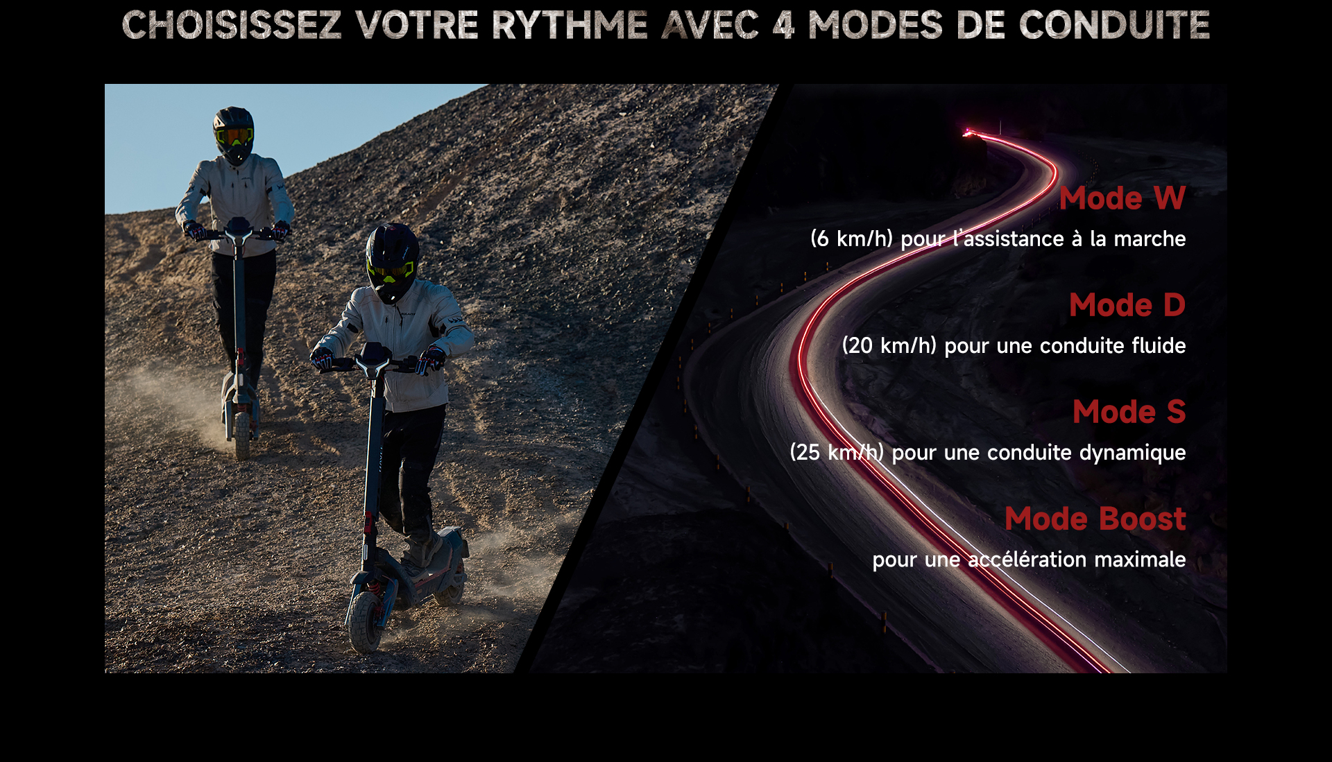 Choisissez votre rythme